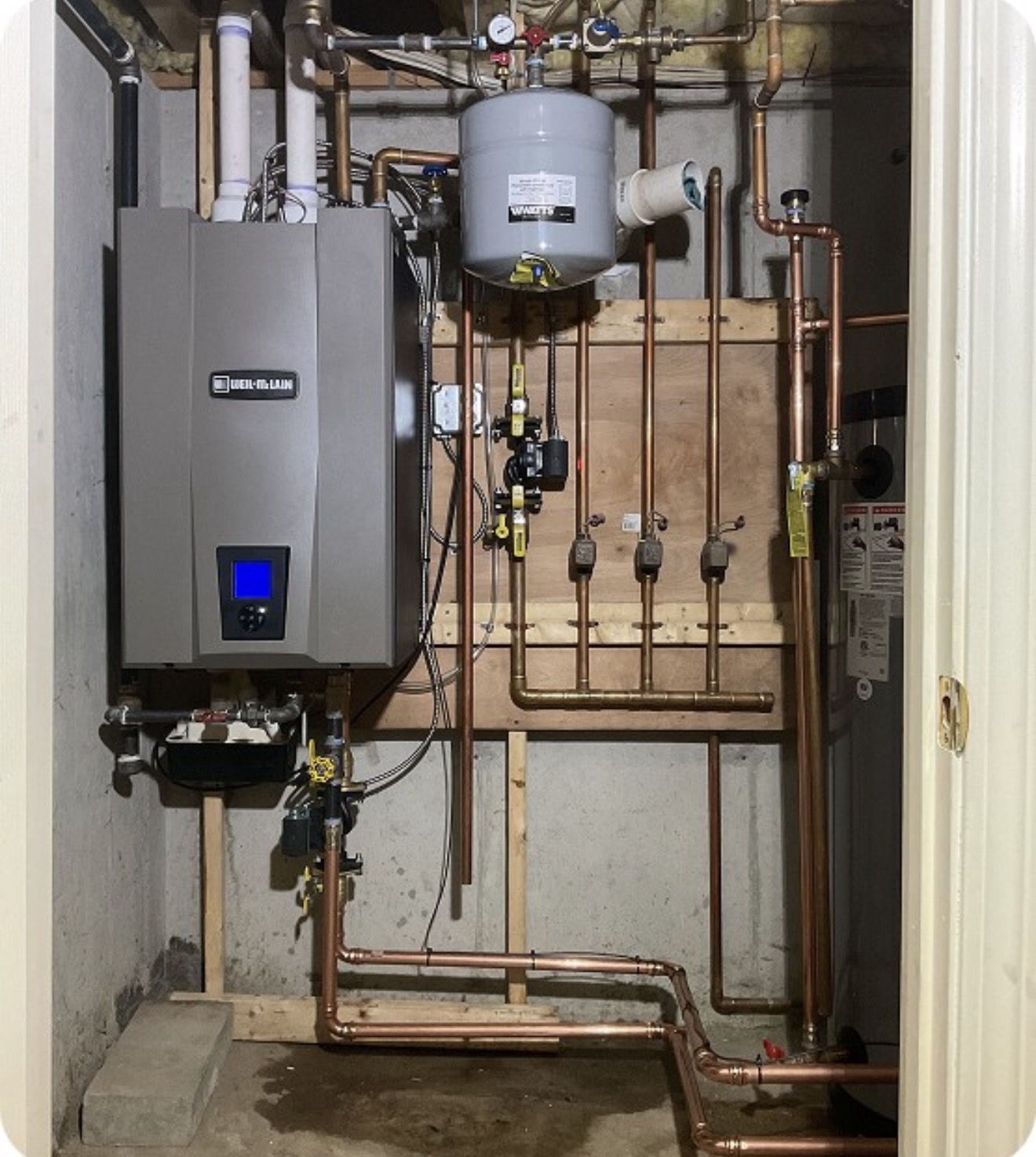 Professional tankless water heater and copper piping installation in Vancouver WA